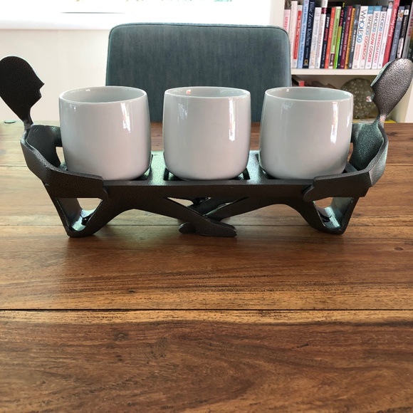 Two Men & A Caddy with Outstretched Arms - Picture 8 of 13